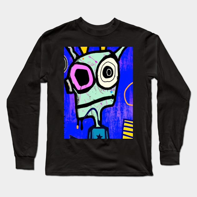 Alienpupile Long Sleeve T-Shirt by Farbitroid